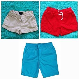 3 bundle Shorts: Ralph Lauren, Faded Glory & Wondernation